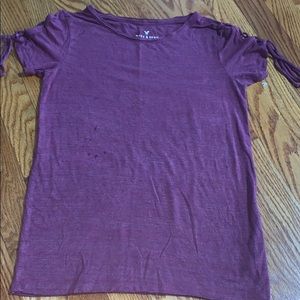 American Eagle Mauve T-Shirt